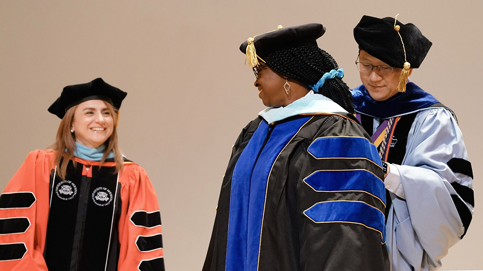 The UTRGV Graduate College will hold its Spring 2024 doctoral hooding ceremony May 8 at the UTRGV Performing Arts Complex on the Edinburg Campus.
